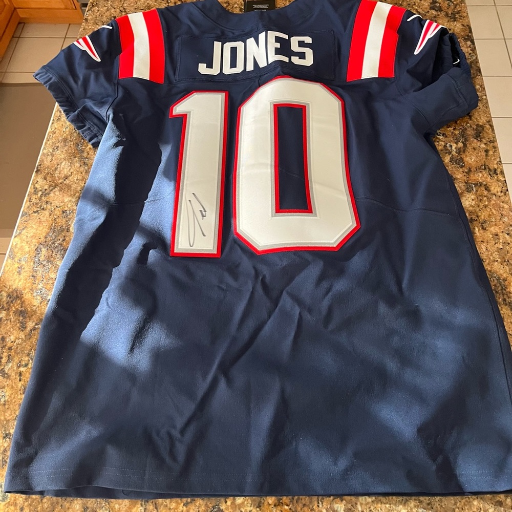 Autographed Mac Jones Jersey